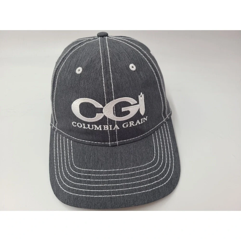 Columbia Grain International CGI Cruiser Adjustable‎ Hat Cap Farm Men Women Gray